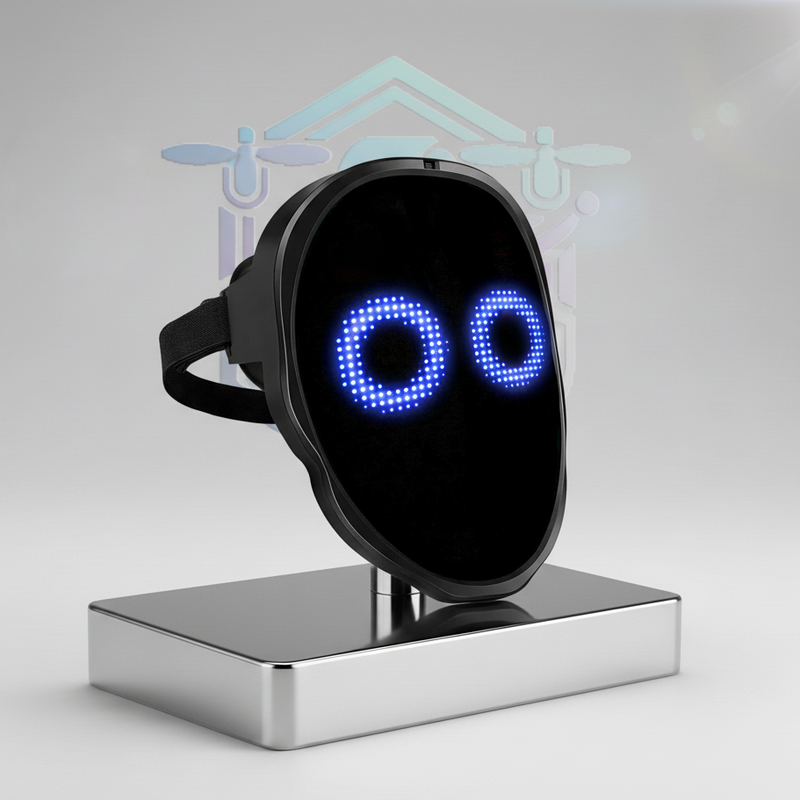 Máscara LED Inteligente RGB SL016 para Halloween y Fiestas