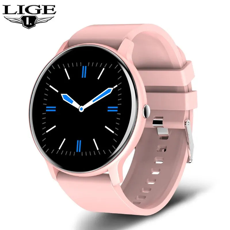 Reloj Inteligente LIGE Smart Watch para Hombre y Mujer | Monitor de Ritmo Cardíaco, Sueño y Actividad | Compatible con Android e iOS