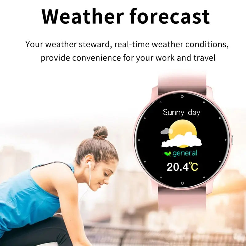 Reloj Inteligente LIGE Smart Watch para Hombre y Mujer | Monitor de Ritmo Cardíaco, Sueño y Actividad | Compatible con Android e iOS