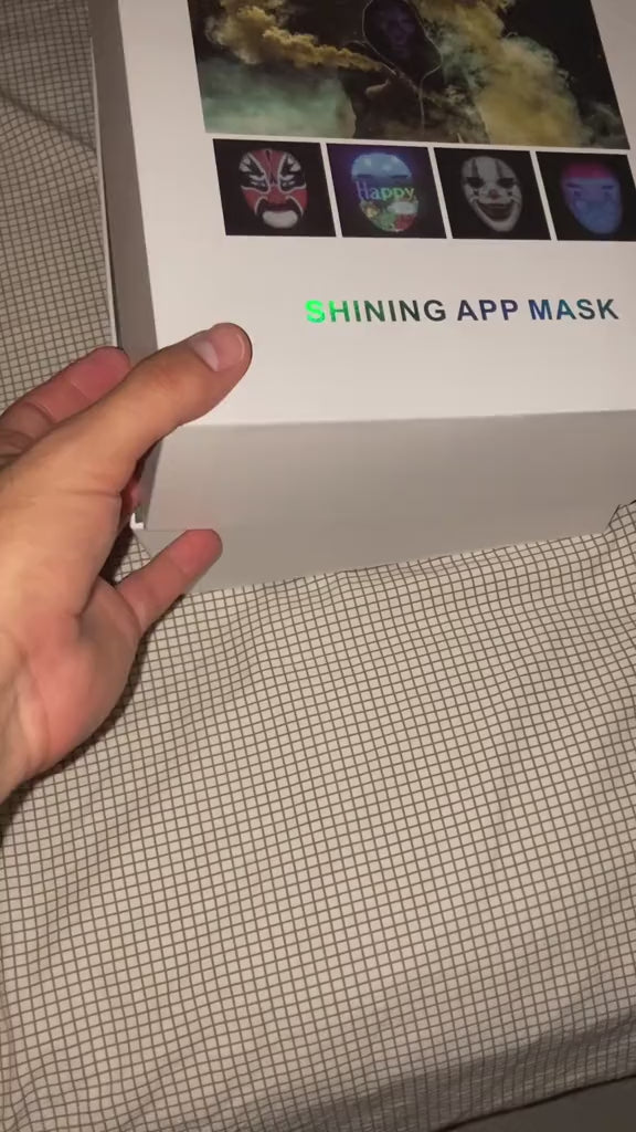 Máscara LED Inteligente RGB SL016 para Halloween y Fiestas